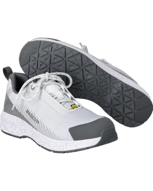 Mascot Footwear Customized Veiligheidsschoenen F1600-909 S1PS laag wit-steengrijs(0689)