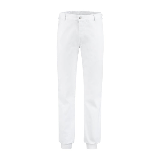 Noname Broeken FKBM6535 HACCP Met manchetten wit(WIT)