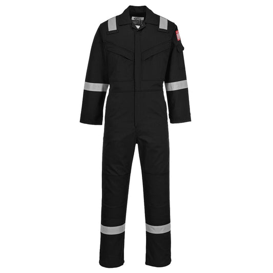 Portwest Bizflame Plus Overalls FR50 Vlamvertragend- antistatisch zwart(BK)
