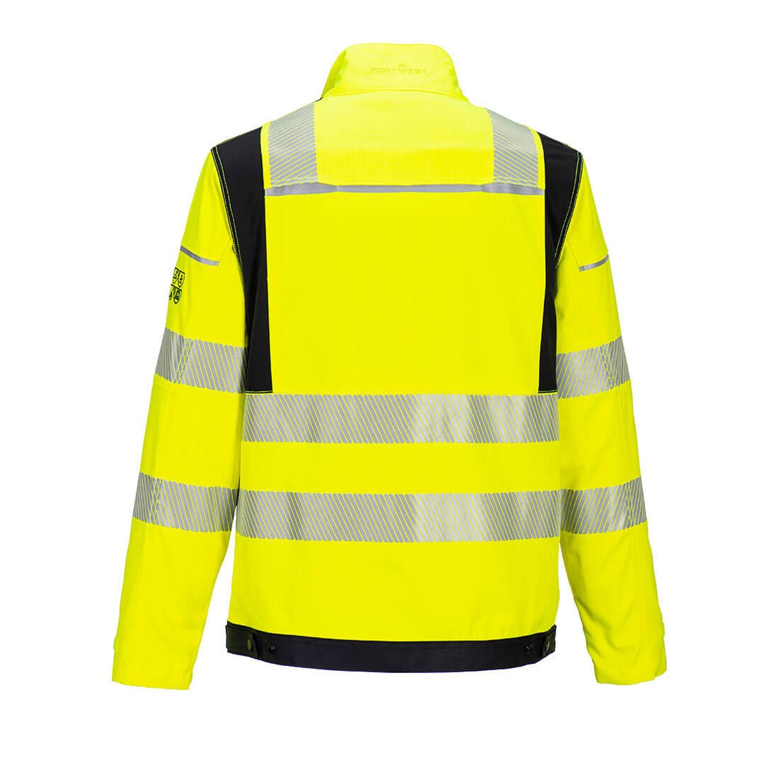 Portwest PW3 FR Werkjack FR714 Hi-Vis  vlamwerend antistatisch geel-zwart(YB)