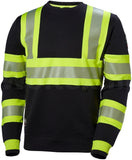Helly Hansen Polosweaters ICU 79272 HiVis fluo geel-ebbenhout(360)