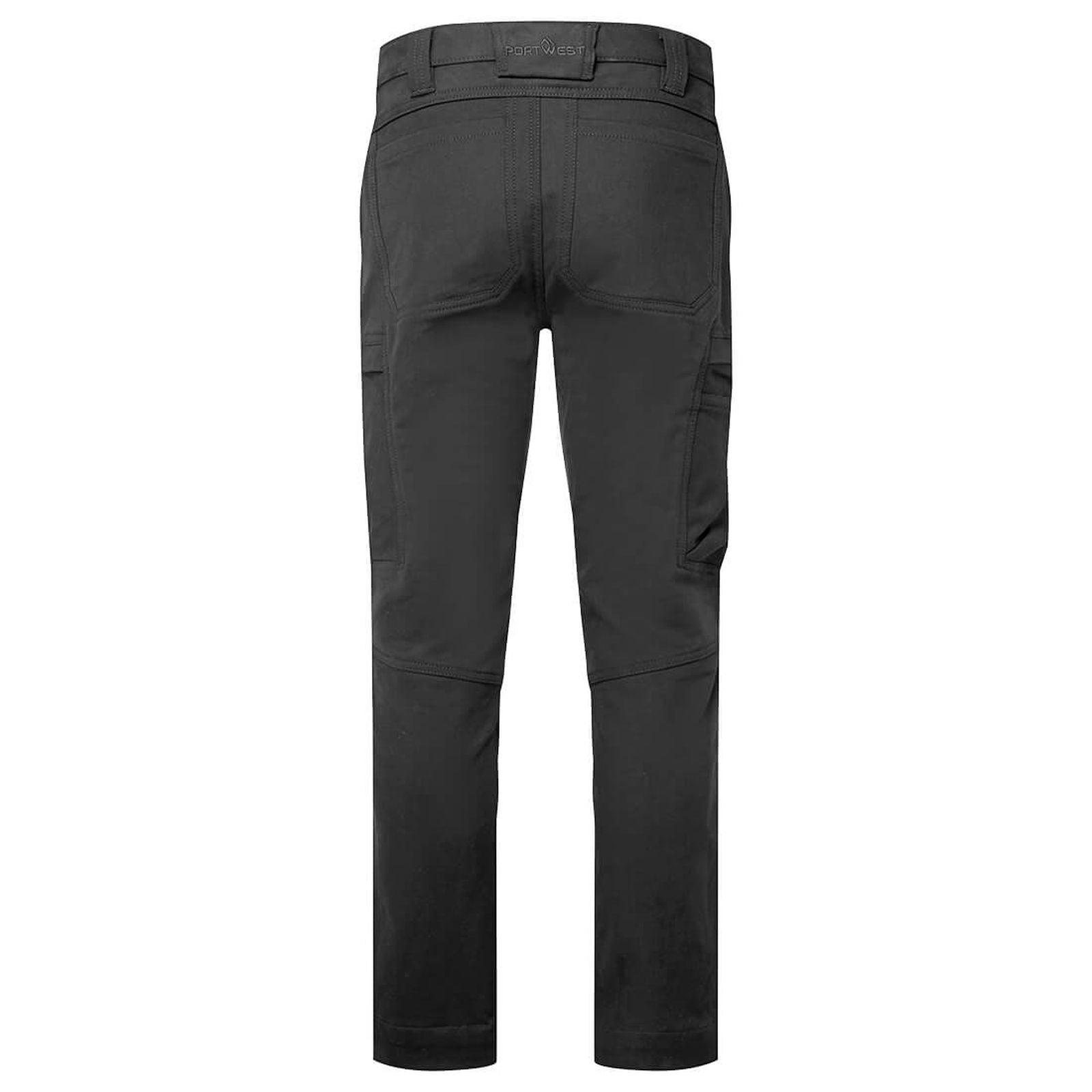 Portwest KX3 Werkkleding Winterbroek KX312 cargo slim fit dijbeenzakken zwart(BK)