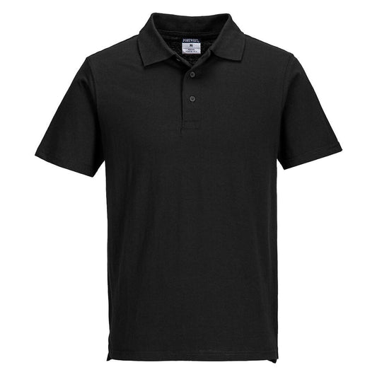 Portwest Corporate Casuals Jersey Poloshirt L210 lichtgewicht (48 stuks per doos) zwart(BK)