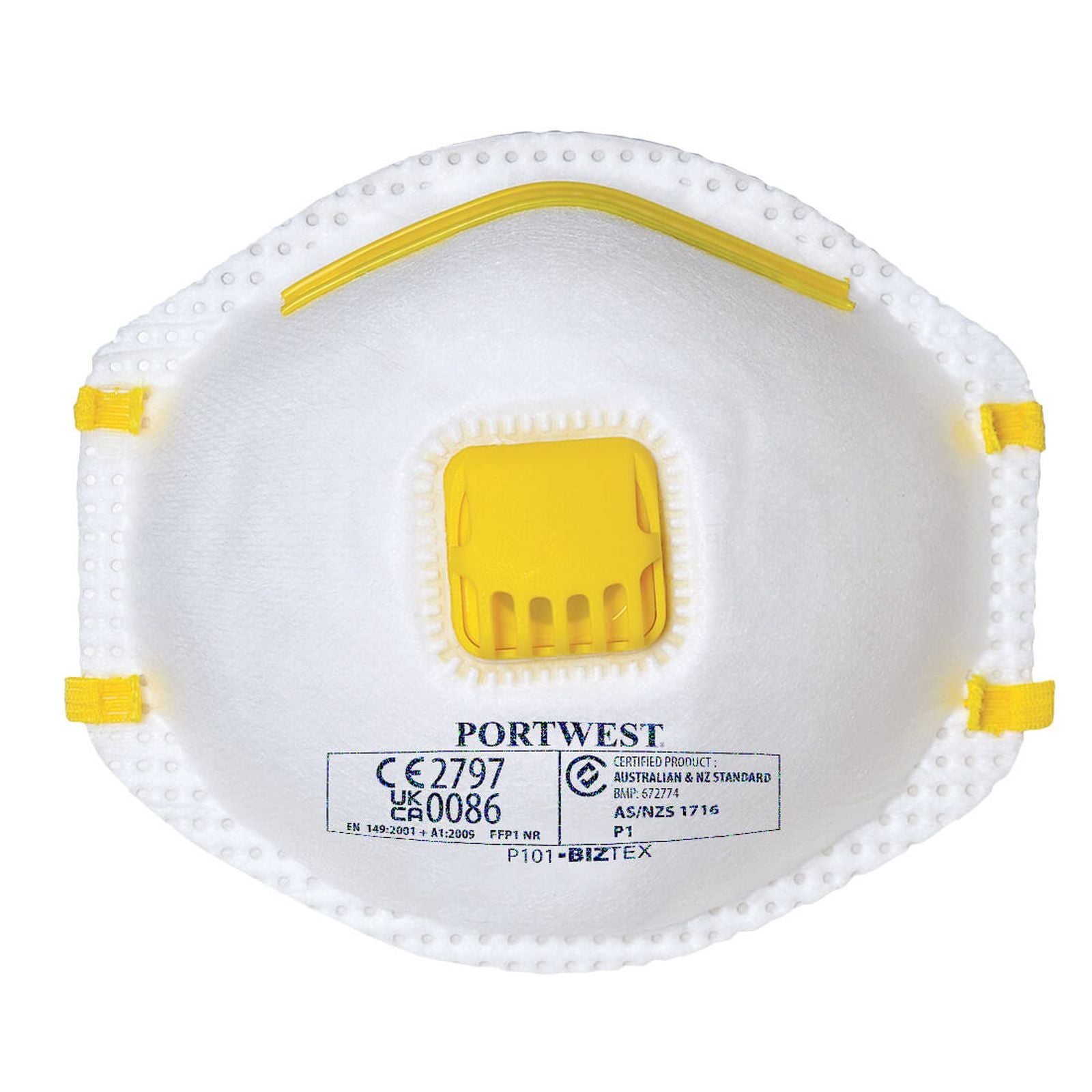 Portwest Maskers P101 wit(WH)