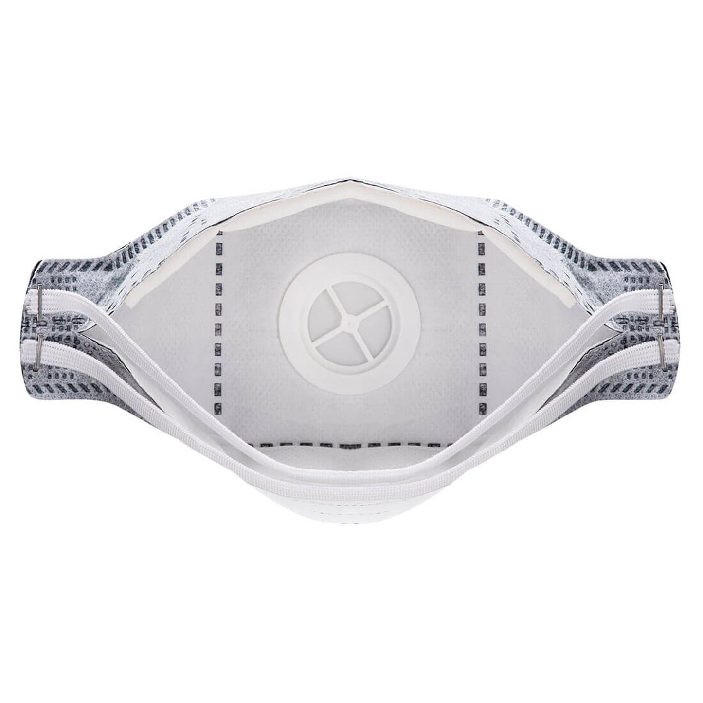 Portwest Disposable EAGLE mondmasker P392 koolstof gevouwen plat FFP3 (Pk10) wit(WH)