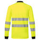 Portwest PW2 Hoge zichtbaarheid Poloshirt PW220 HiVis L/M geel-zwart(YB)