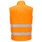 Portwest PW2 Hoge zichtbaarheid Bodywarmer PW231 HiVis fleece oranje-zwart(OB)