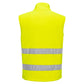 Portwest PW2 Hoge zichtbaarheid Bodywarmer PW231 HiVis fleece geel-zwart(YB)