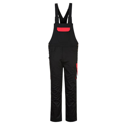 Portwest Overalls PW243 zwart-rood(BD)
