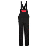 Portwest Overalls PW243 zwart-rood(BD)