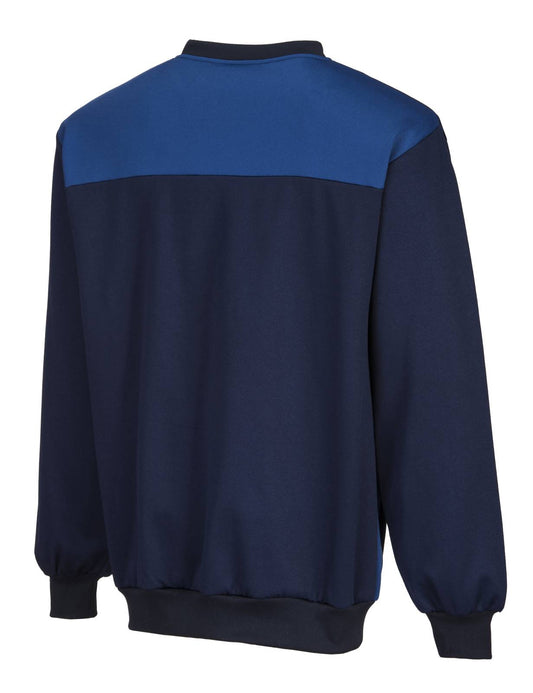 Portwest Polosweaters PW273 marineblauw-koningsblauw(NR)