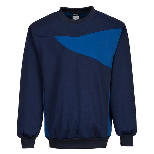 Portwest Polosweaters PW273 marineblauw-koningsblauw(NR)