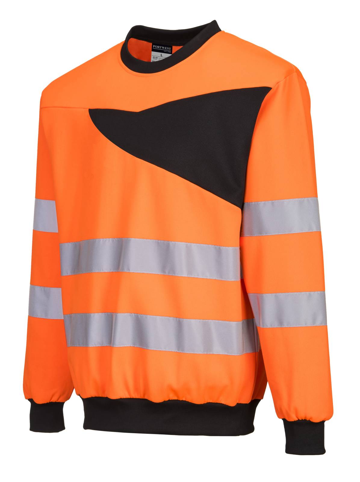 Portwest Polosweaters PW277 oranje-zwart(OB)