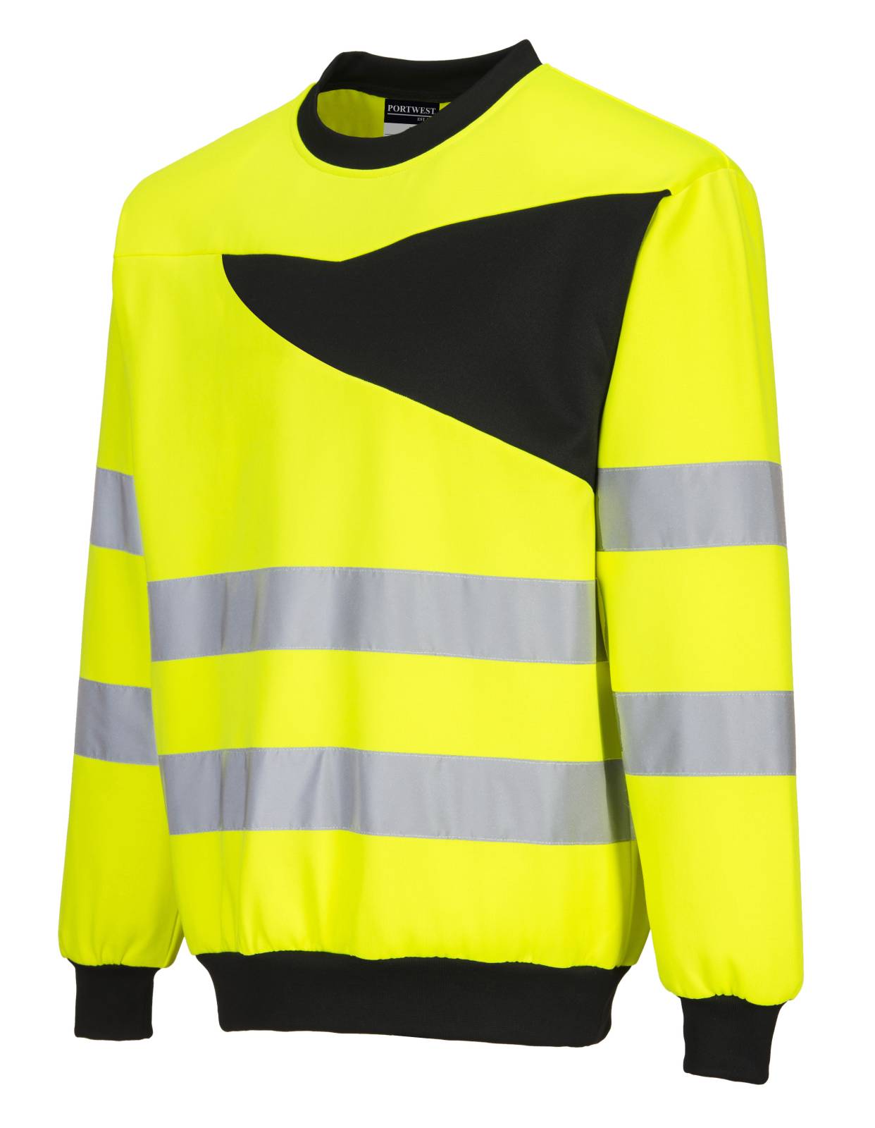 Portwest Polosweaters PW277 geel-zwart(YB)