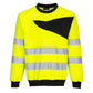 Portwest Polosweaters PW277 geel-zwart(YB)