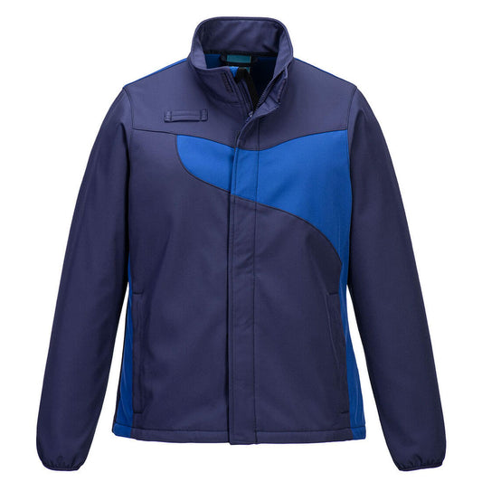 Portwest PW2 Dames PW2 Dames Softshell (2L) PW278 softshell marineblauw-koningsblauw(NR)