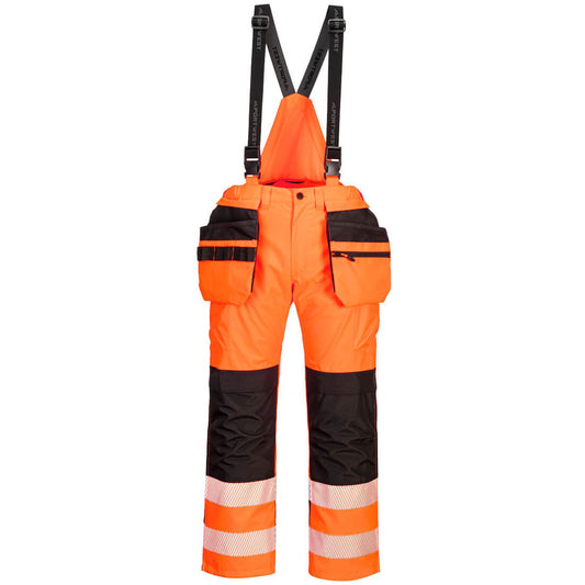 Portwest PW3 Amerikaanse regenoveralls PW356 oranje-zwart(OB)