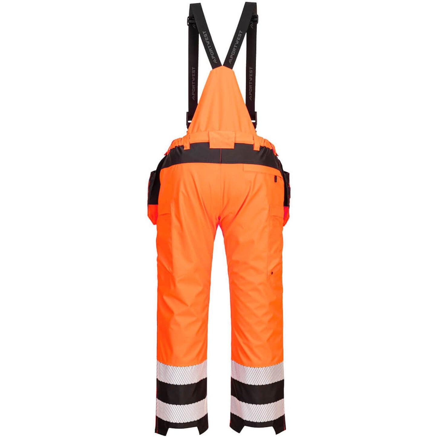 Portwest PW3 Amerikaanse regenoveralls PW356 oranje-zwart(OB)