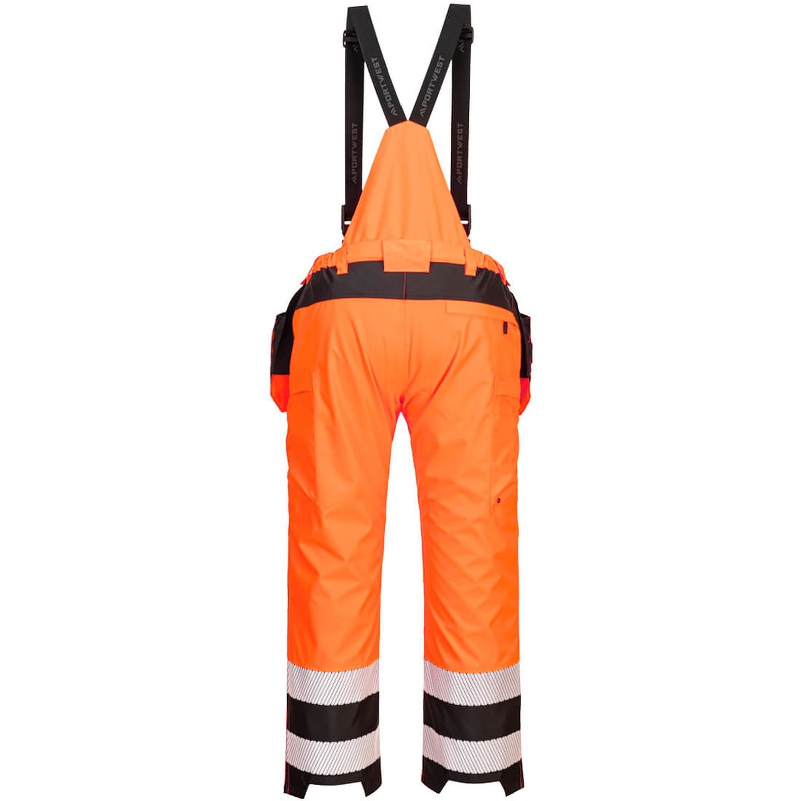 Portwest PW3 Amerikaanse regenoveralls PW356 oranje-zwart(OB)