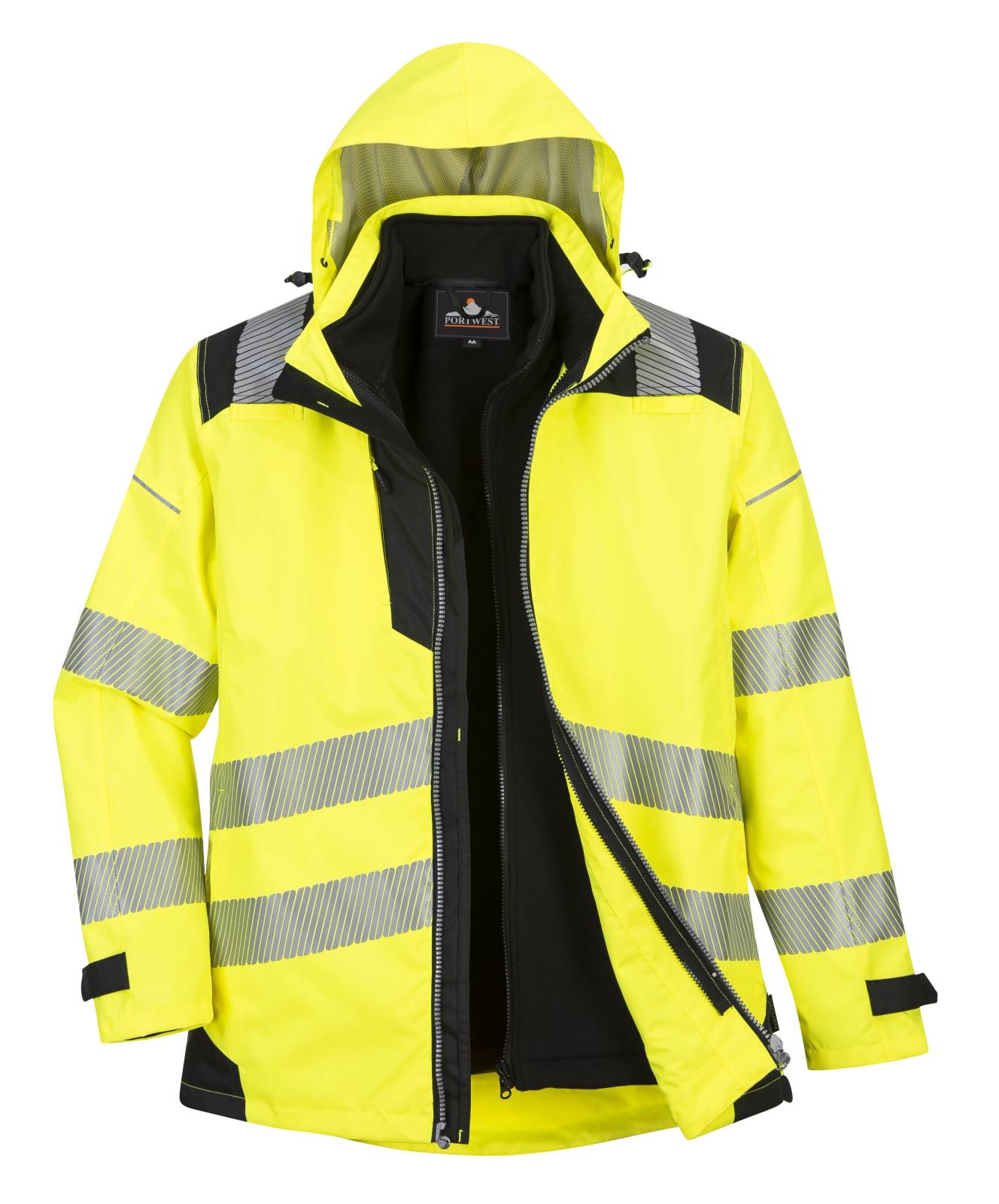 Portwest PW3 Jassen PW365 geel-zwart(YB)