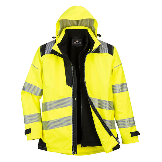 Portwest PW3 Jassen PW365 geel-zwart(YB)