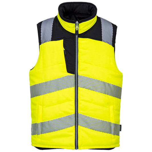 Portwest PW3 Bodywarmers PW374 HiVis geel-zwart(YB)