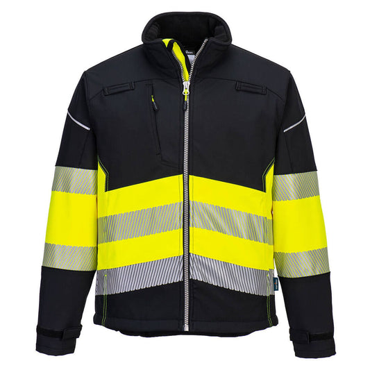 Portwest PW3 Jassen PW375 zwart-geel(BK)