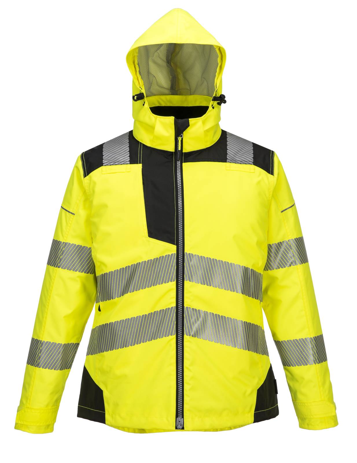 Portwest PW3 PW3 Dames Winterjas PW382 geel-zwart(YB)