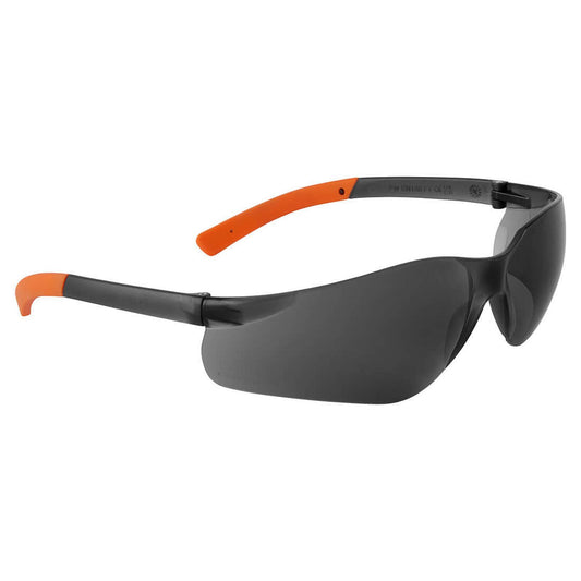 Portwest Brillen PW38 rookgrijs-oranje(SO)