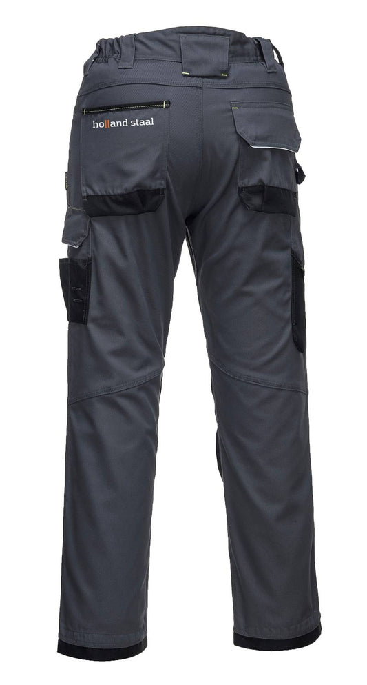 Portwest PW3 Broeken T601 zoom grijs-zwart(ZB)
