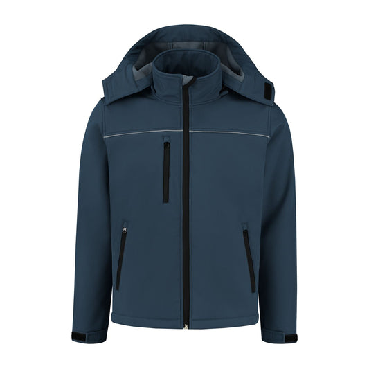Noname Softshelljas SS100 marineblauw(NAVY)