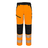Portwest PW3 Hoge zichtbaarheid Broek T141 Hi-Vis stretch dames oranje-zwart(OB)