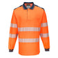Portwest PW3 Poloshirts T184 oranje-marineblauw(ON)