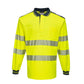 Portwest PW3 Poloshirts T184 geel-marineblauw(YN)