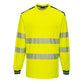 Portwest PW3 T-shirts T185 geel-marineblauw(YN)