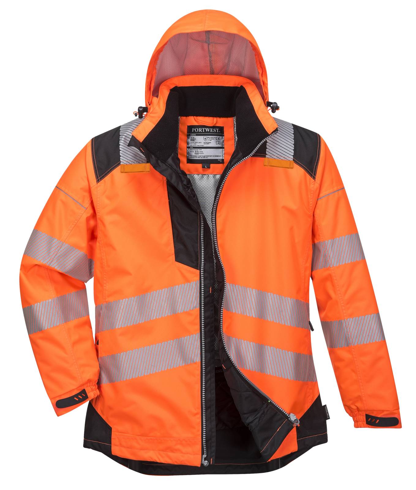 Portwest PW3 Jassen T400 oranje-zwart(OB)