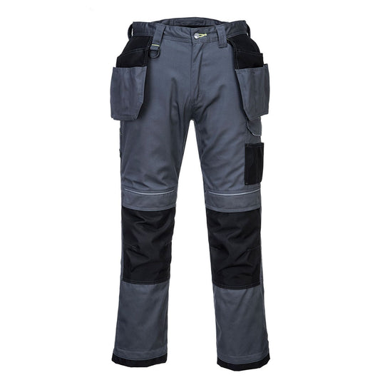 Portwest PW3 Broeken T602 zoom grijs-zwart(ZB)