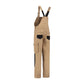 Noname Worker Am. Overalls TBC6040 khaki-zwart(KZWART)