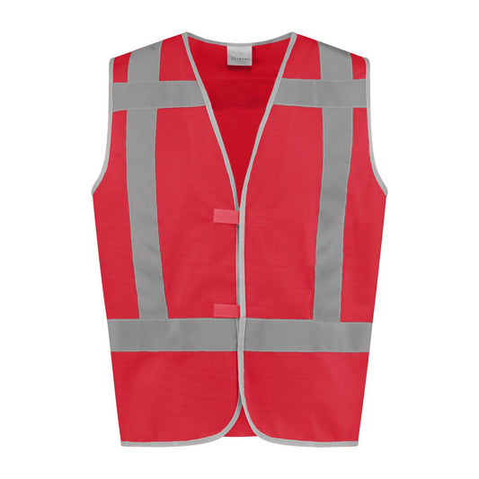 Noname High Visibility Veiligheidsvest VV100 rood(ROOD)
